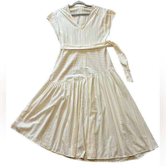 Zara Asymmetrical Drop waist Dress V-Neck size M - Picture 1 of 10